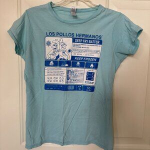 Breaking Bad Women's T-Shirt Crew Gift "Los Pollos Hermanos" Size: M, Good